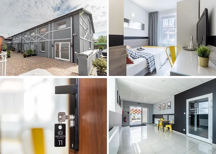 Grey Pokój Z łazienką , Darmowy Parking, Zameldowanie Bezobsługowe Hostel